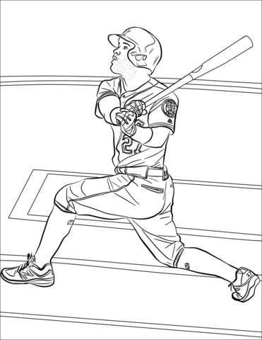 Jose Altuve Coloring Page